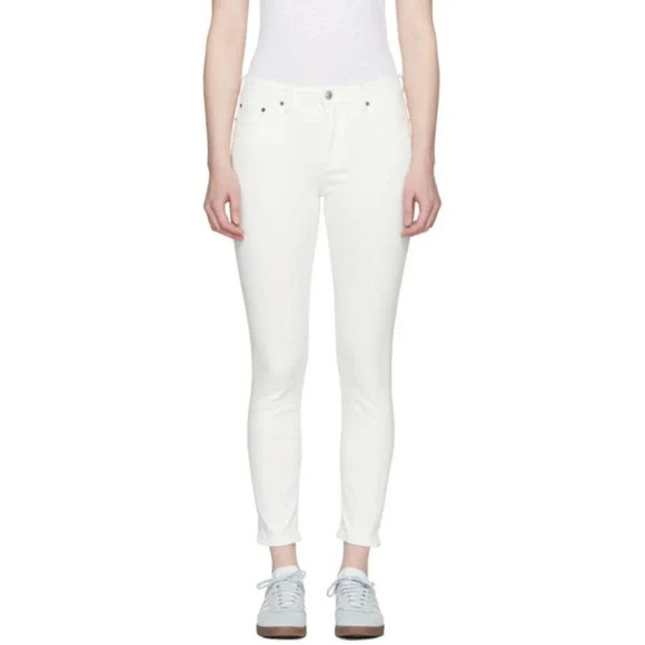 NWOT Acne Studios Bla Konst White Climb Jeans - White Denim Skinny Jeans - Picture 2 of 11